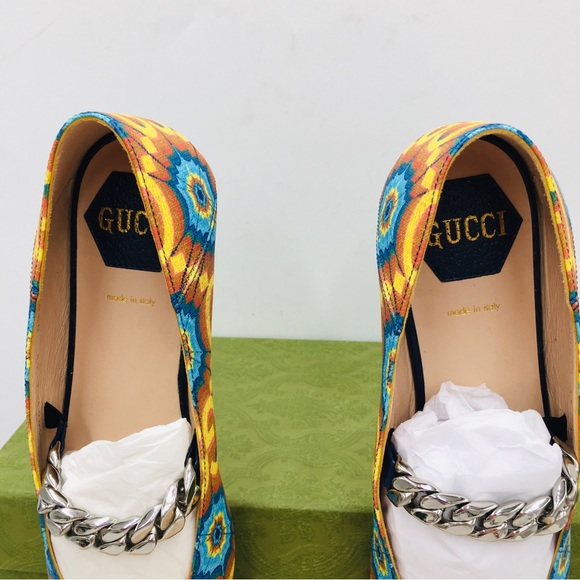 Gucci 100 Multi Color Women’s  Ballet Flat - 680953 UL930 008 4062 - - Picture 10 of 16